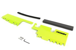 Subaru WRX STI Radiator Shroud - Perrin Performance - With OEM Intake Scoop - Neon Yellow - `15-`21 Subaru WRX STI Radiator Shroud - Perrin Performance - With OEM Intake Scoop - Neon Yellow - `15-`21